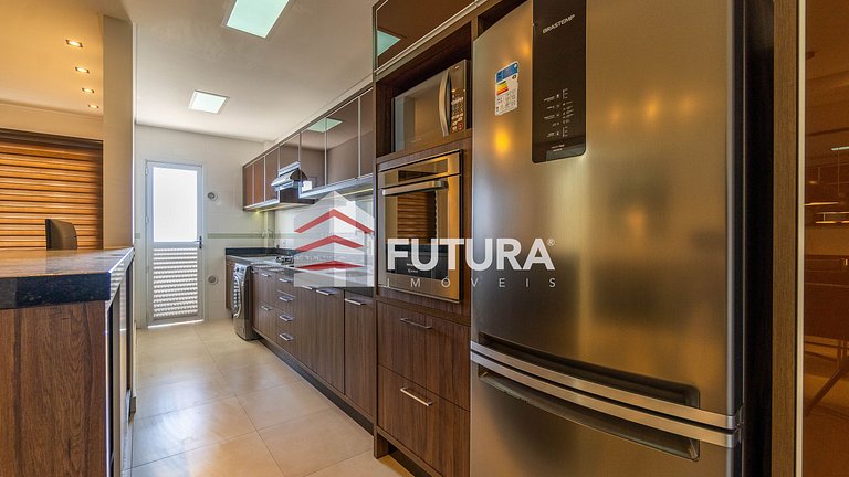 Apartamento 03 dormitórios com vista mar - LA006EF