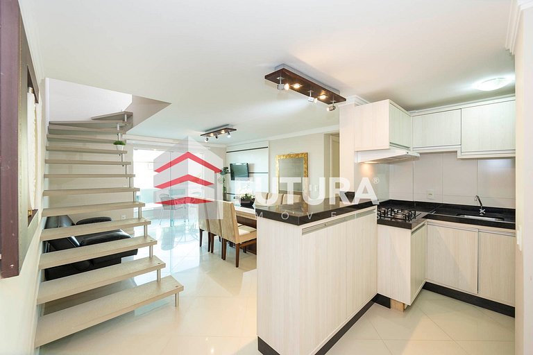 Cobertura duplex 02 dormitórios em Canto Grande;