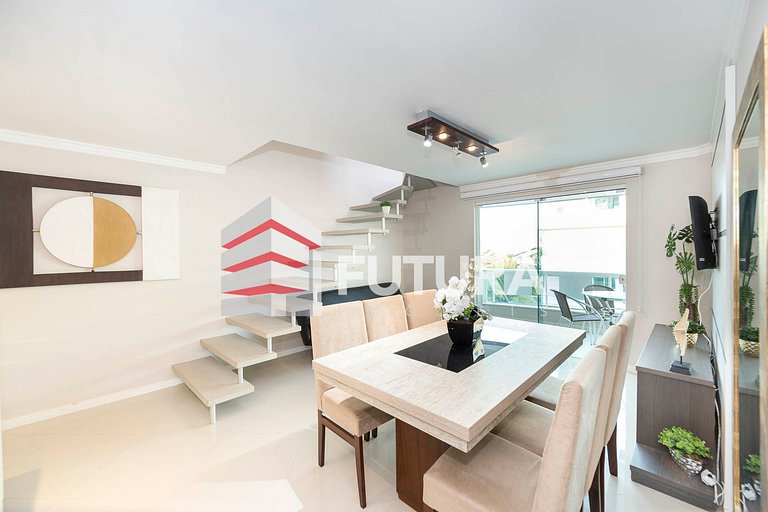 Cobertura duplex 02 dormitórios em Canto Grande;