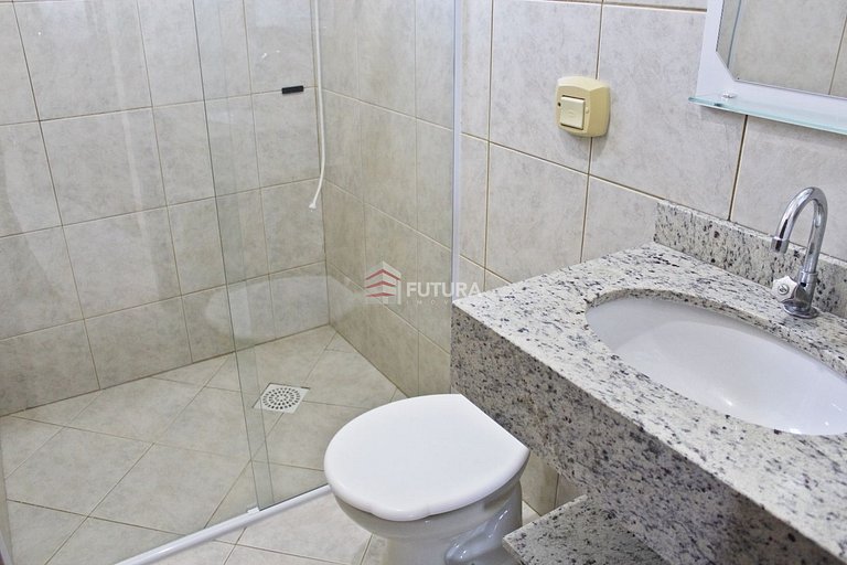 Apartamento 02 quartos c/ vista mar;