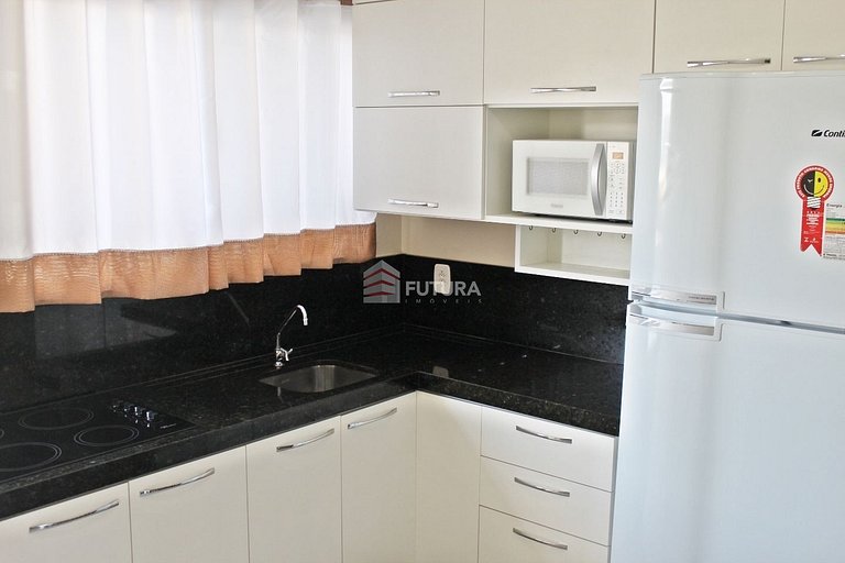 Apartamento 02 quartos c/ vista mar;