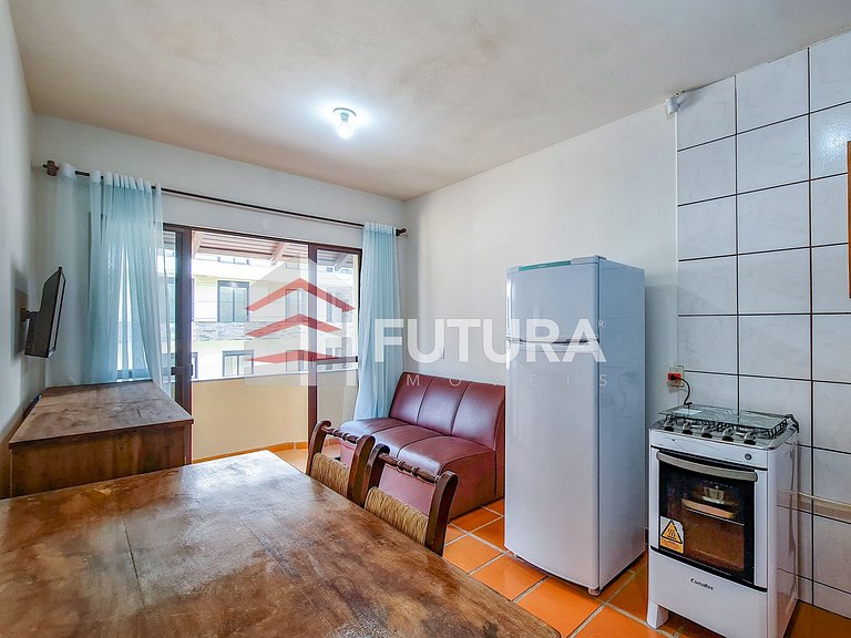 Apartamento 02 dois dormitórios -a 50 mts da praia