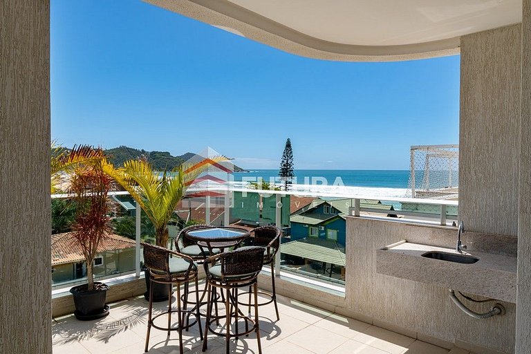 Cobertura duplex c/ vista mar em Mariscal