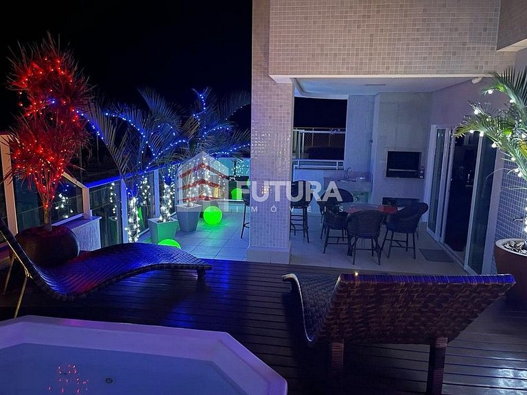 Cobertura duplex c/ vista mar em Mariscal