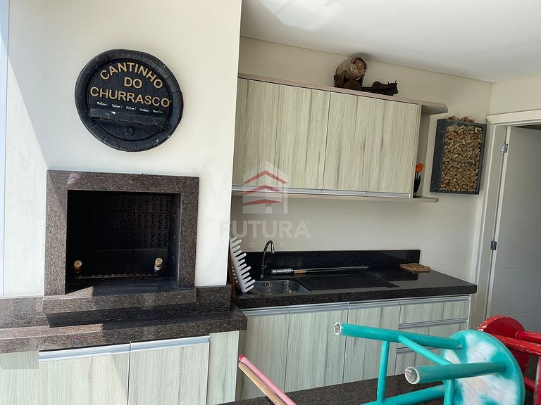 Apartamento 3 dormitórios na praia de canto grande;
