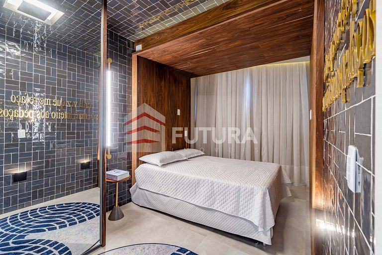 Apartamento beira mar com 3 suítes - LA262F