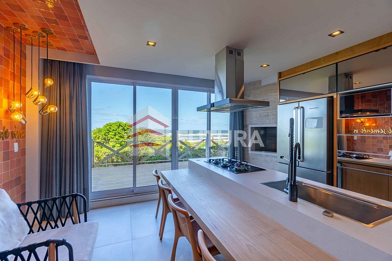 Apartamento beira mar com 3 suítes - LA262F