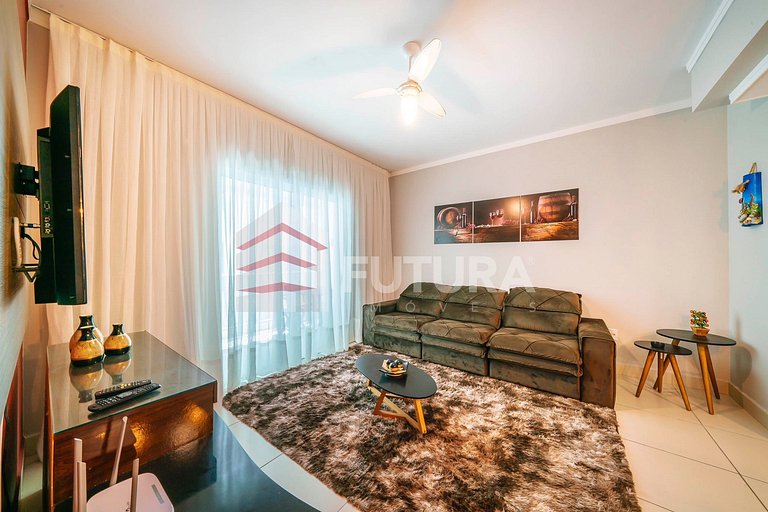 Apartamento com 02 dormitórios praia de Bombas - Mont Blanc