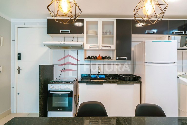 Apartamento com 02 dormitórios praia de Bombas - Mont Blanc