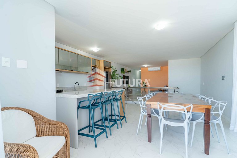 Apartamento frente mar com 3 dormitórios - LA266F