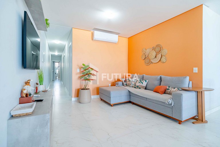 Apartamento frente mar com 3 dormitórios - LA266F