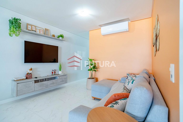 Apartamento frente mar com 3 dormitórios - LA266F