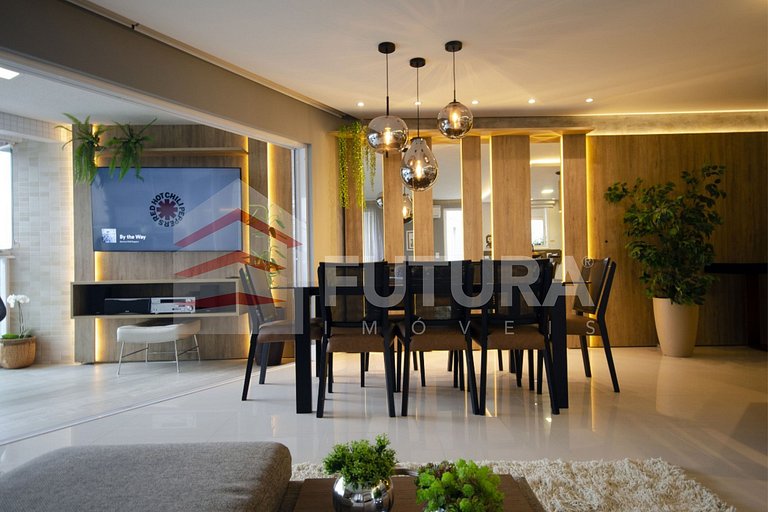 Lindo Apartamento 04 dormitórios Beira Mar em Bombas - Varan