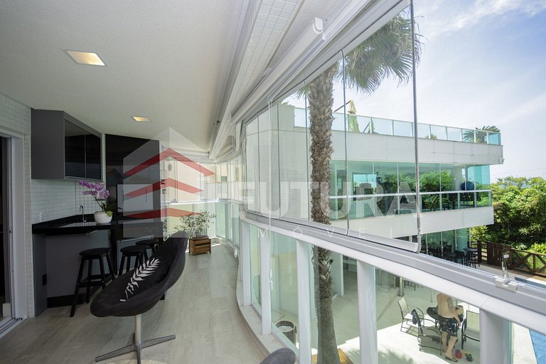 Lindo Apartamento 04 dormitórios Beira Mar em Bombas - Varan