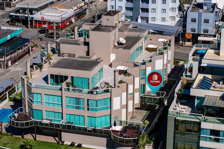 Apartamento Beira Mar com 03 Suítes em Bombas - Athenas