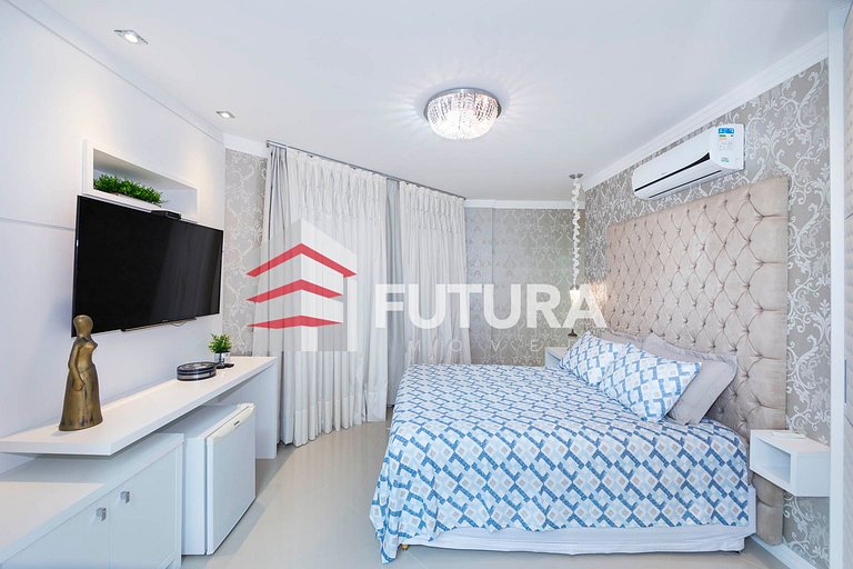 Apartamento com 3 suítes Beira Mar em Bombas SC