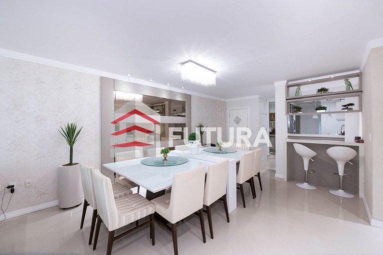 Apartamento com 3 suítes Beira Mar em Bombas SC