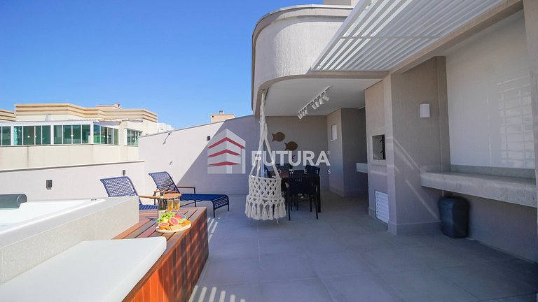 Cobertura duplex 02 dormitórios em Canto Grande;