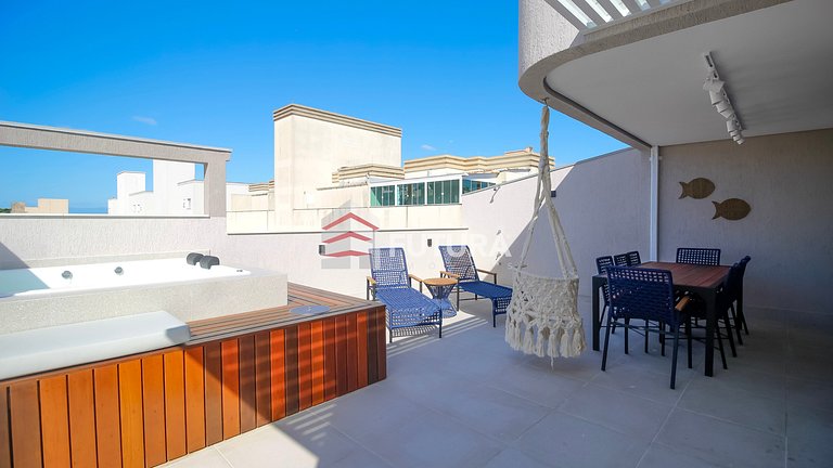 Cobertura duplex 02 dormitórios em Canto Grande;