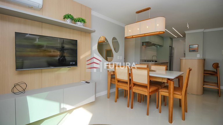 Cobertura duplex 02 dormitórios em Canto Grande;