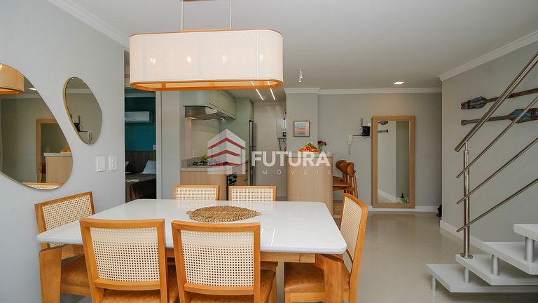 Cobertura duplex 02 dormitórios em Canto Grande;