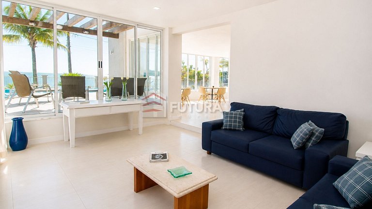 Aluguel de Temporada Beira Mar em Bombinhas – Casa com 6 sui