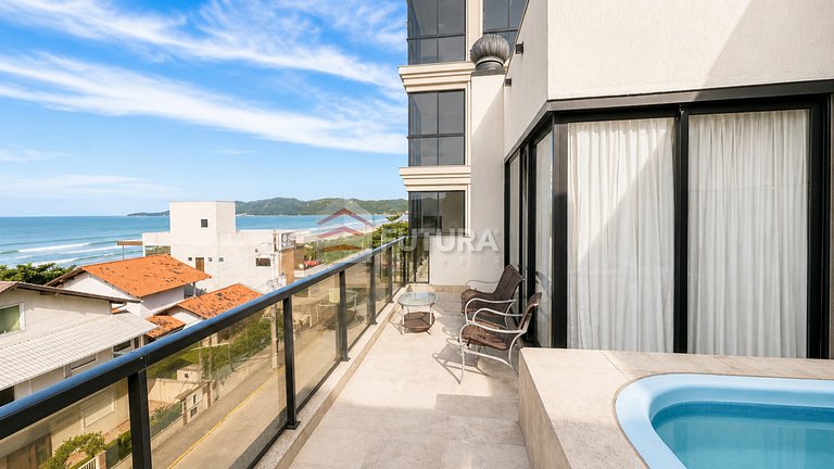 Cobertura  com Piscina Vista Mar Mariscal -LA052EF