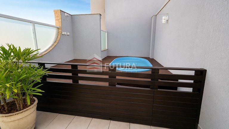Aluguel de Temporada em Bombinhas – Cobertura Duplex com 2 q