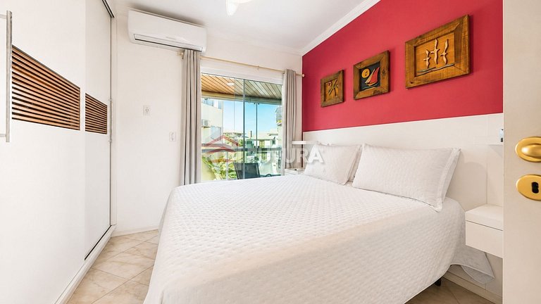 Apartamento para temporada quadra mar em 4 ilhas LA029E