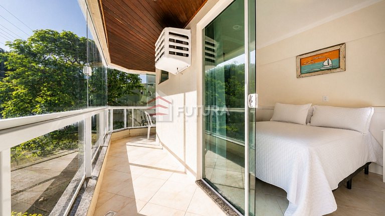 Apartamento para temporada quadra mar em 4 ilhas LA029E