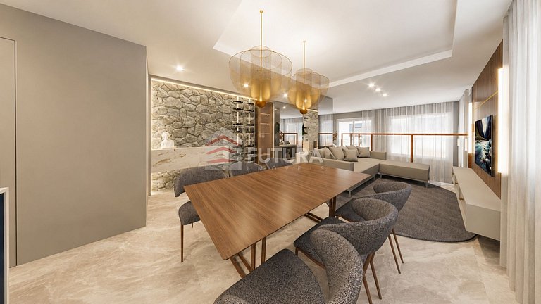 Aluguel de Temporada em Bombinhas – Cobertura Duplex com 3 D