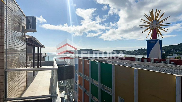 Cobertura quadra mar para 10 pessoas - Bombinhas Centro SC
