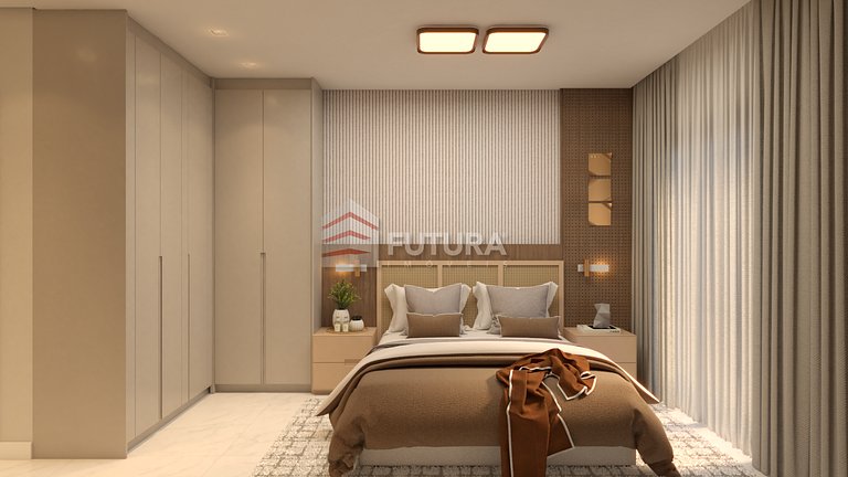 Apartamento 3 suites com vista mar