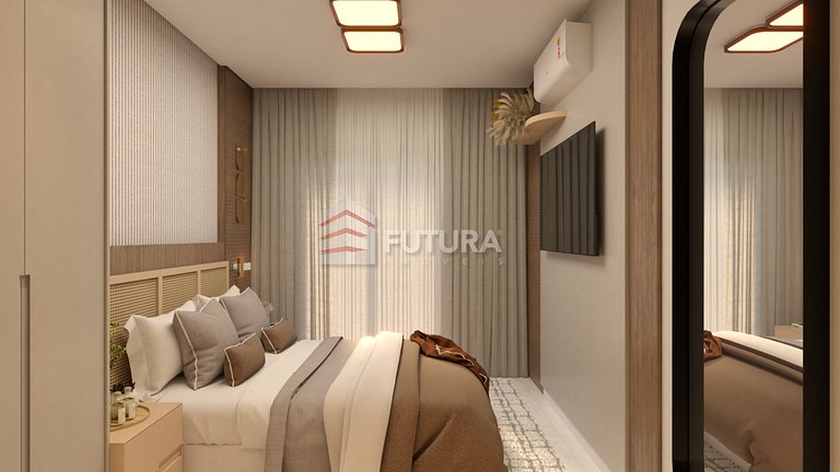 Apartamento 3 suites com vista mar