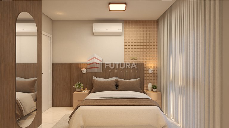 Apartamento 3 suites com vista mar