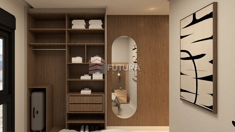 Apartamento 3 suites com vista mar