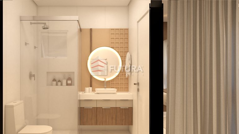Apartamento 3 suites com vista mar