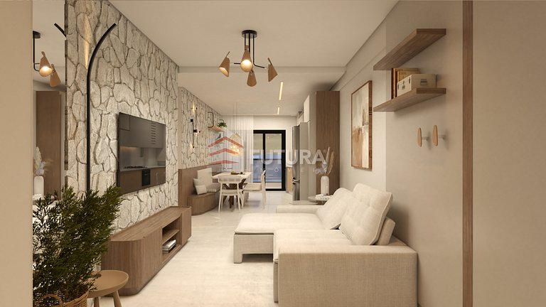 Apartamento 3 suites com vista mar